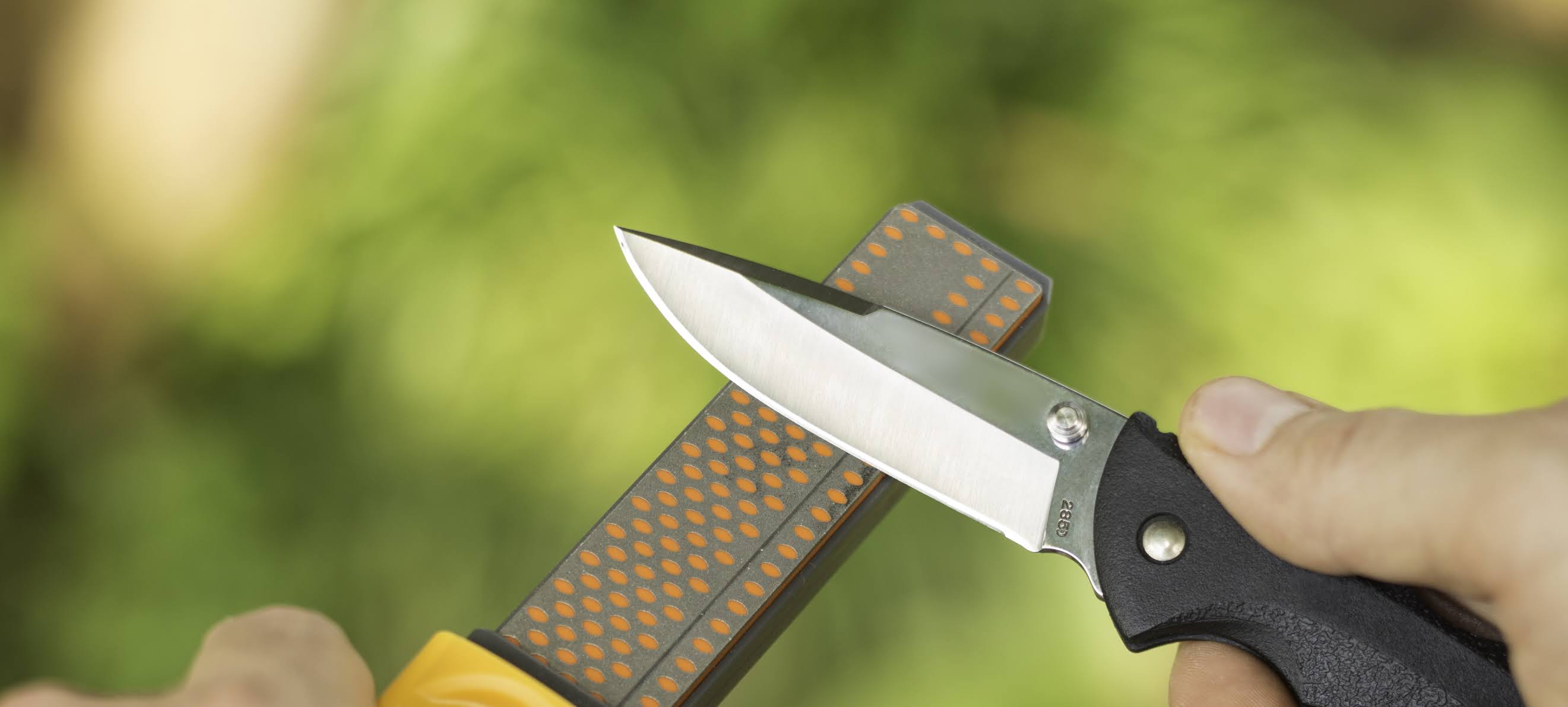 Smith's 4-inch Diamond Combo Bench Stone Knife Sharpener