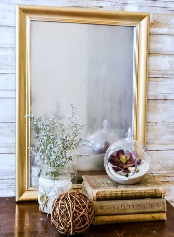 DIY frosted mirror