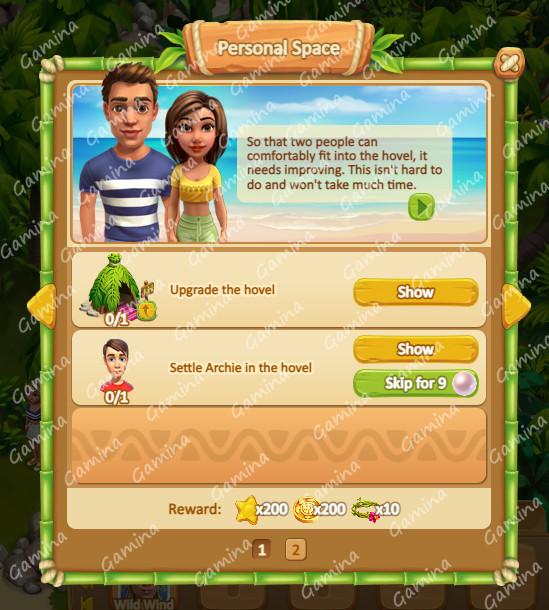 Coral Isle 2 GamePlay L3./3. Personal Space