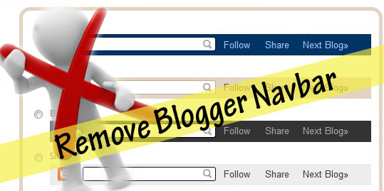 Remove Blogger Navbar