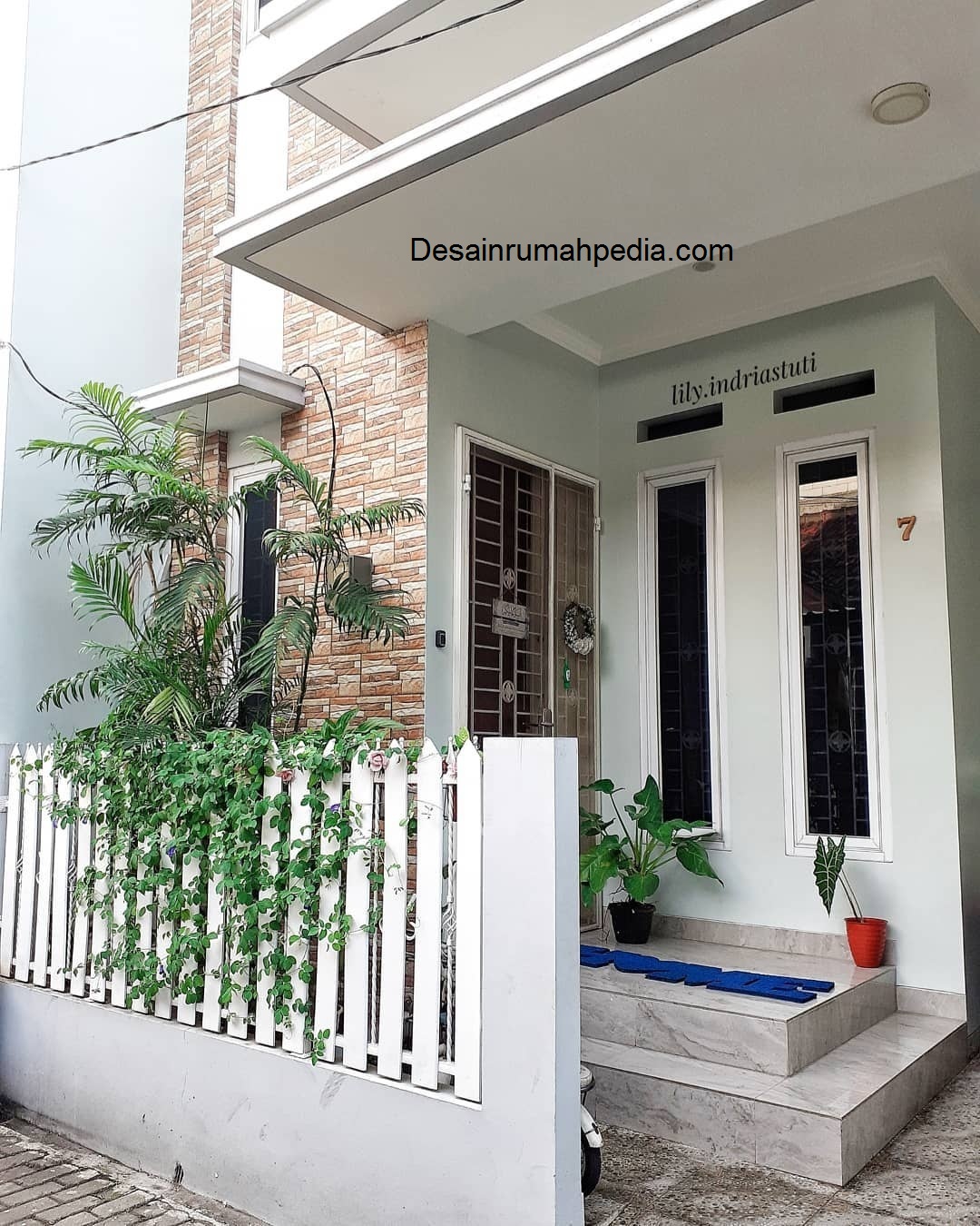 7 Desain Teras Rumah Minimalis Type 36 dengan Batu Alam