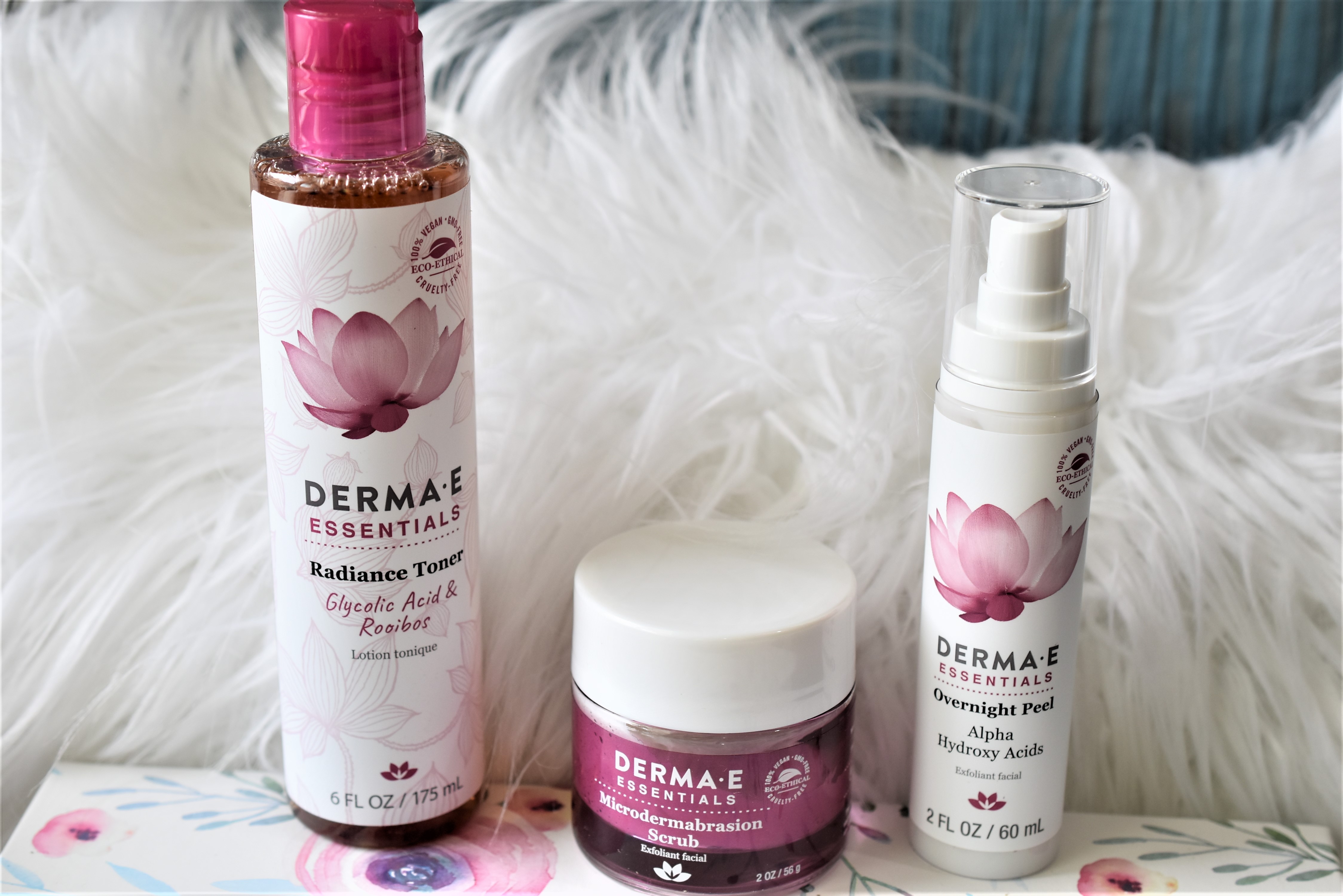 Go Pink!  With these DERMA-E Skincare Products