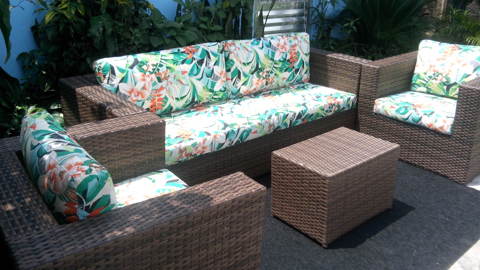 Sousa Móveis Guaruja Sofa 3 Lugares com 2 Poltronas Fibra Sintetica e