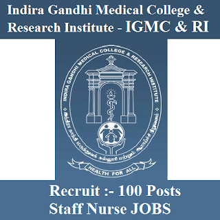 IGMC&RI Admit Card 2017 | 100 Posts | Staff Nurse Jobs | Sarkari Naukri Indira Gandhi Medical College & Research Institute, IGMC & RI, IGMC & RI Admit Card, Admit Card, igmc&ri logo