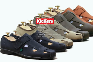 Harga Model Sepatu Sandal Santai Kickers Pria Original Terbaru