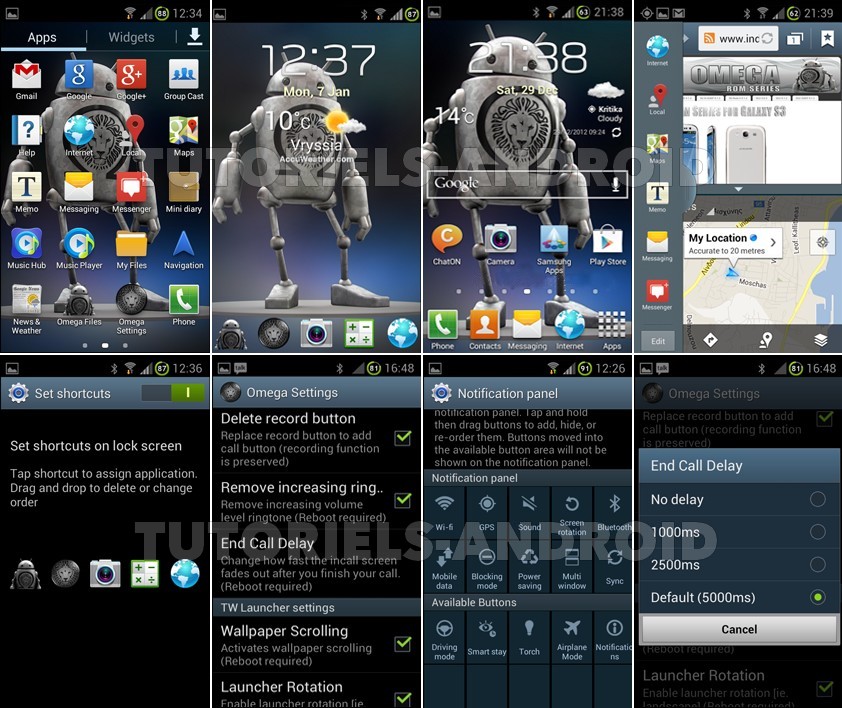 Captures : Omega v20.1 pour GALAXY S2