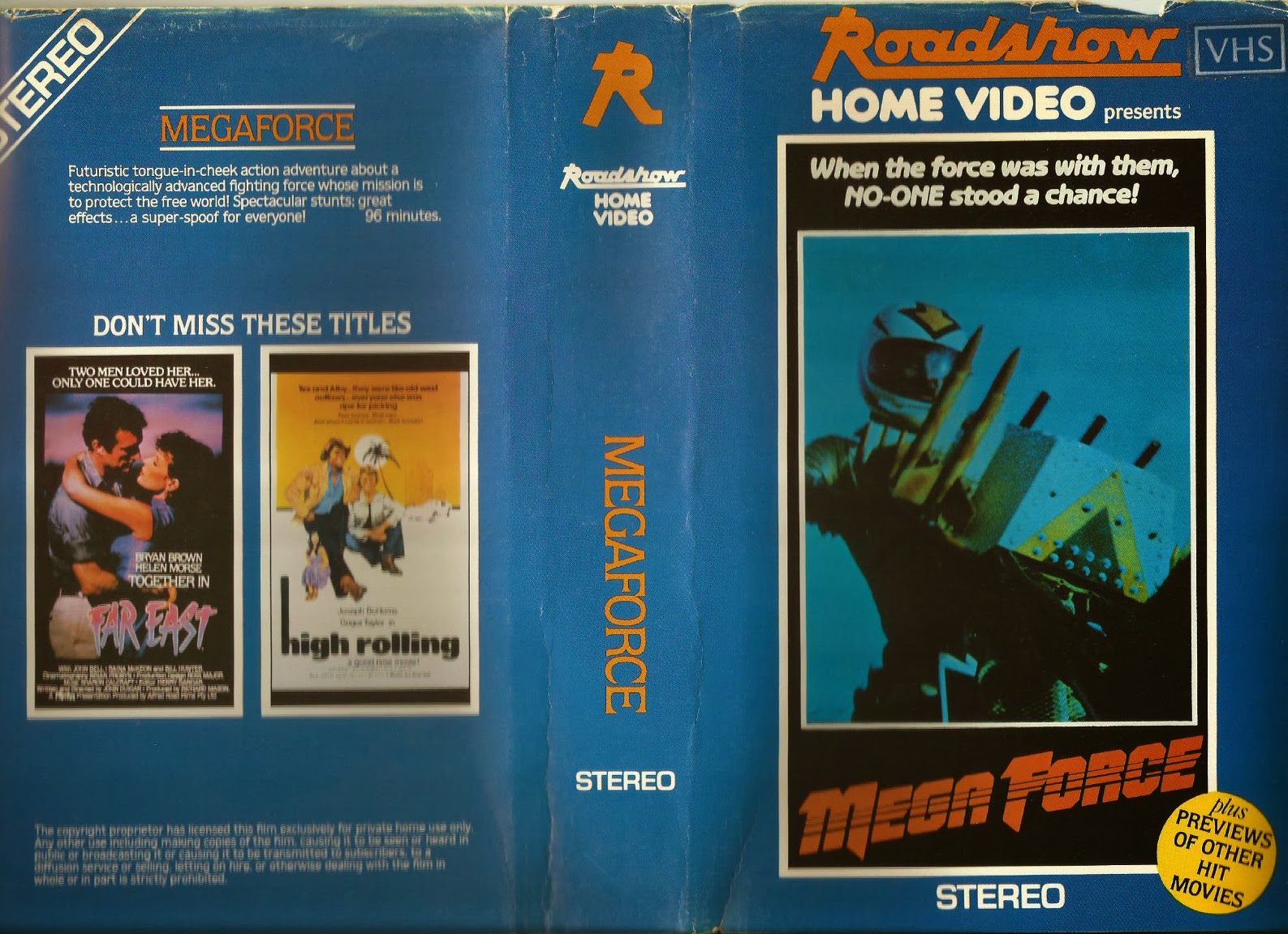 Australian VHS Covers: Roadshow Vhs Collection First Label