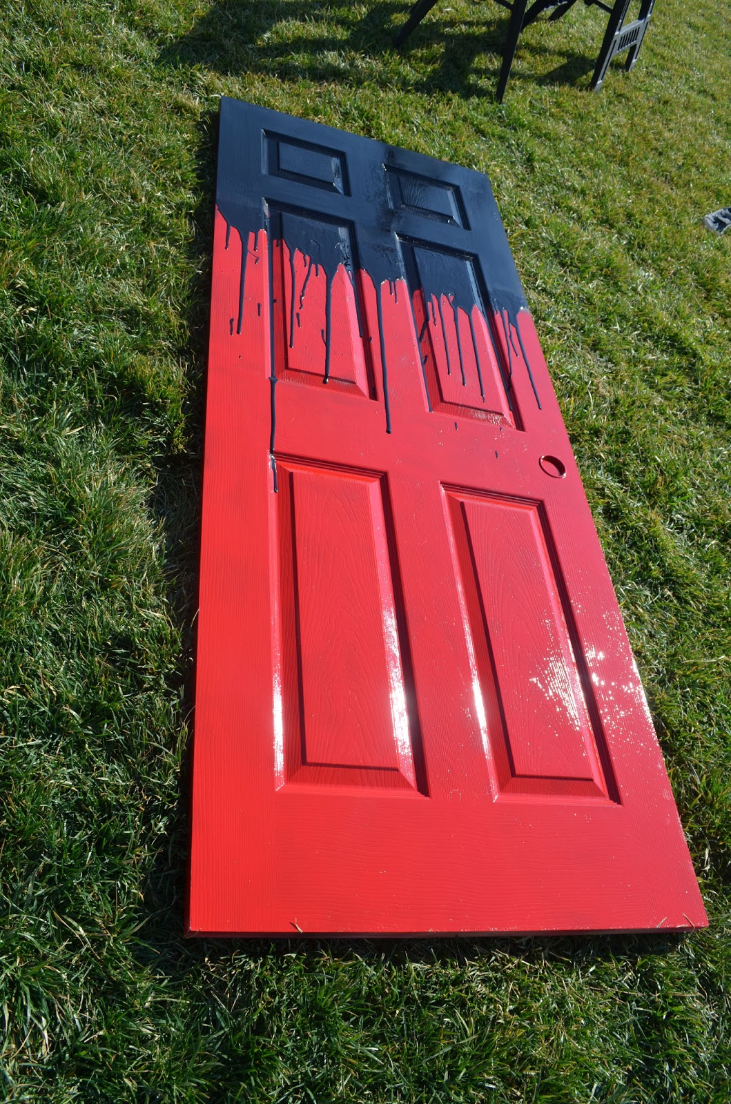 Crafty Mom of 3 I See A Red Door And I Want It Painted Black.