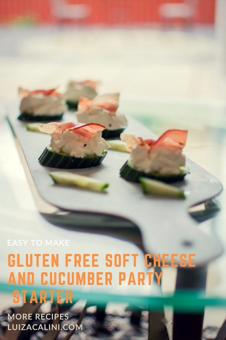 GLUTEN FREE SOFT CHEESE AND CUCUMBER STARTER Cupcake Splendens