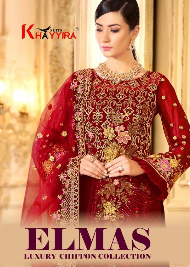 Khayyira Elmas Georgette Luxury Pakistani Suits