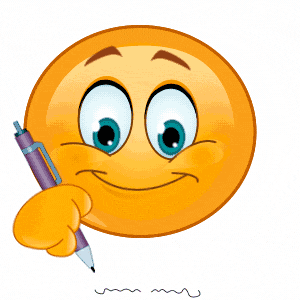 emoticón escribiendo