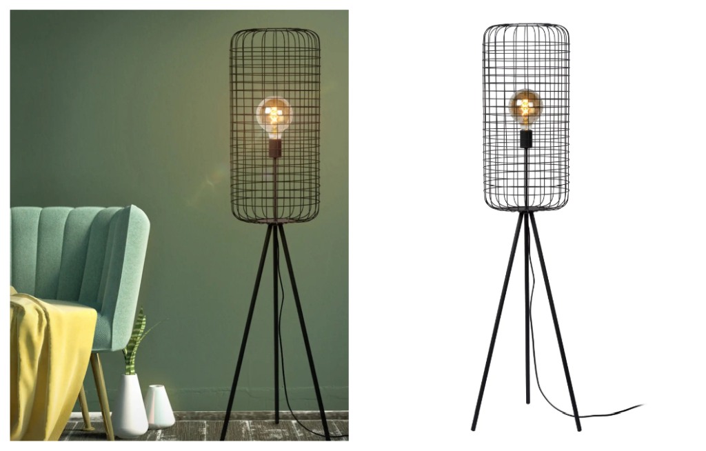 lampada stile industriale