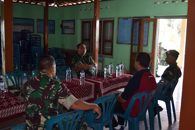 Kantor Desa Kupang Di Datangi Dandim Klaten Terkait Karya Bhakti Mandiri