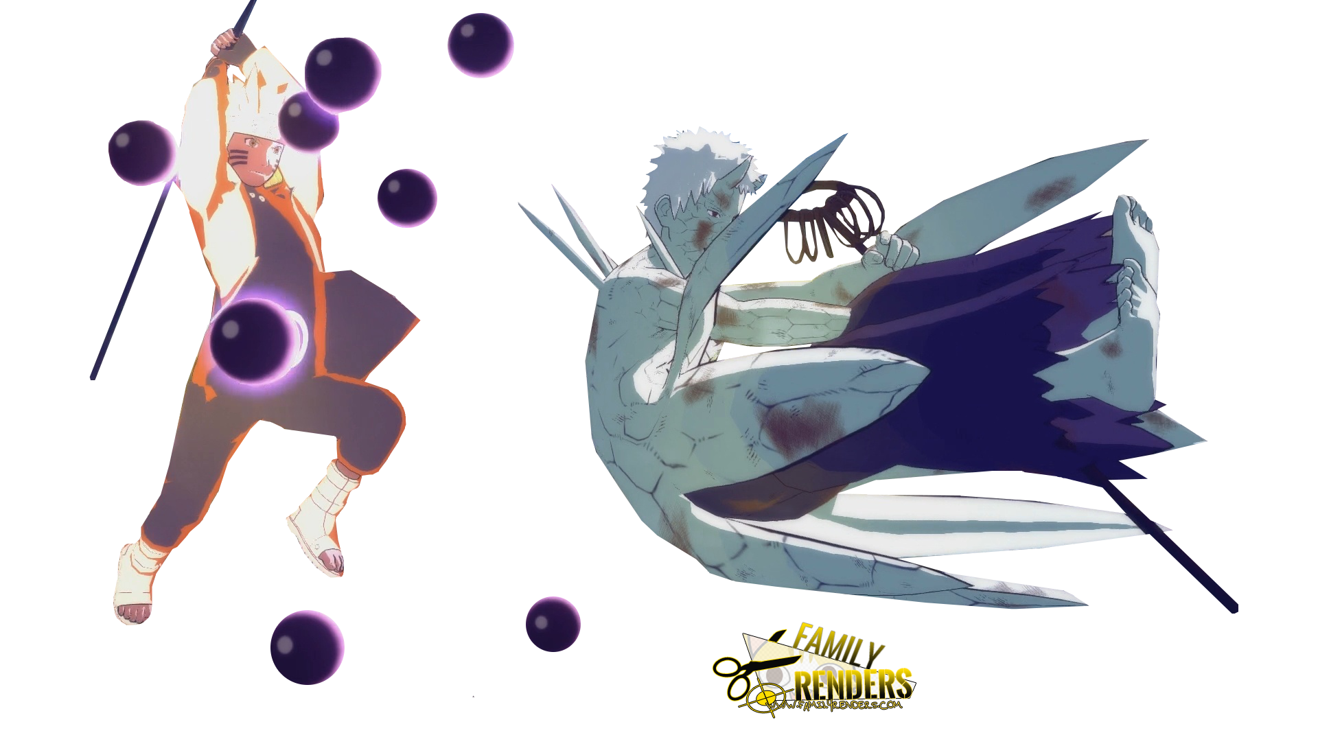 NARUTO (SAGA) » RENDER NARUTO VS OBITO