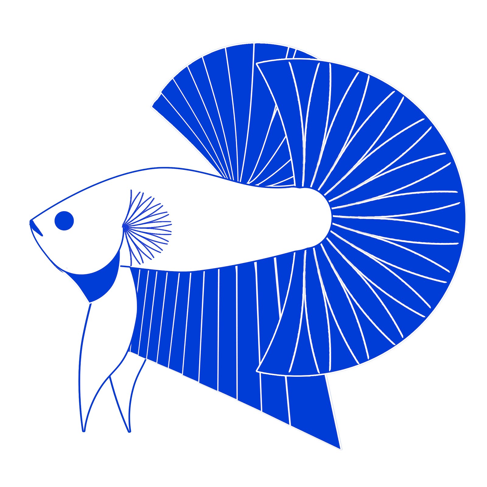 Logo Ikan Cupang Keren Berbagi Ilmu Belajar Bersama