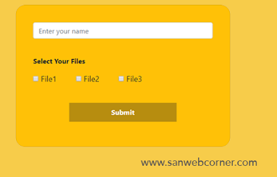 Downlaod selected file in zip format using php form