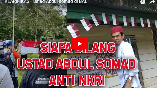 Dituduh Anti NKRI Oleh "Abu Janda Al Boliwudi", Jawaban Ustadz Abdul Somad Bikin Mata Berkaca-kaca