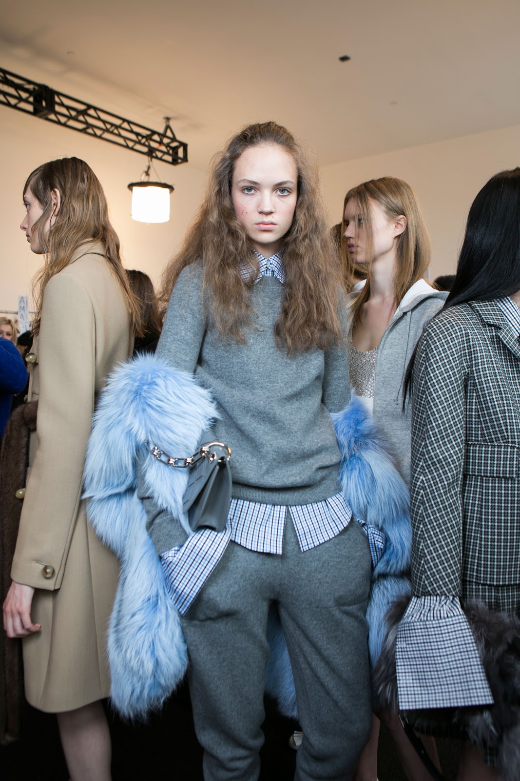 Places: Backstage at 2016 Ready-to-Wear — Dennis Basso, Michael Kors, Rodarte & Calvin Klein