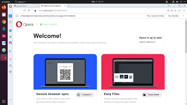 Opera Mini / Opera Browser Linux