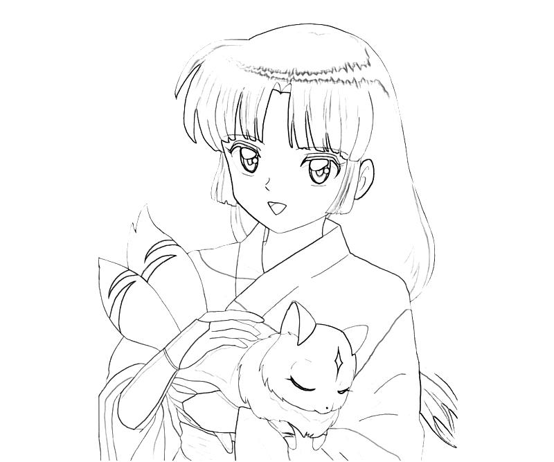 Download Inuyasha and kagome coloring pages - Imagui