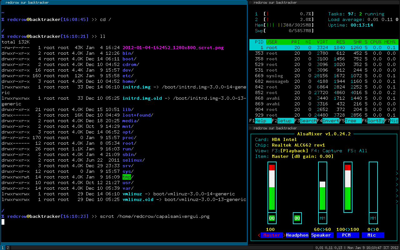 nascent ติดตั้ง graphical soundcard mixer ให้กับ wmii (linux ubuntu)
