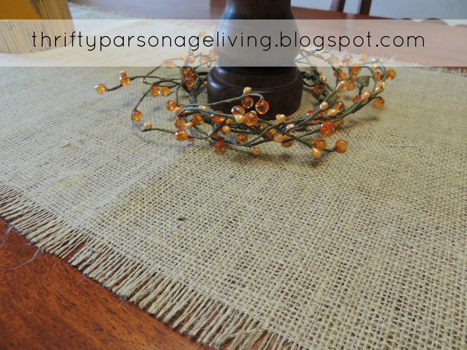 Table Runner New 314 Shorter Than Make Took Runner This Burlap Minutes Table To Less 20 Than Shorter