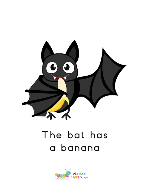 Letter B story for Kids - The Bat