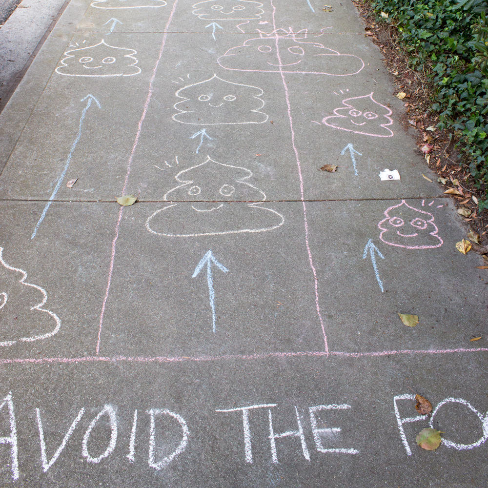 sidewalk-chalk-obstacle-course-ideas-pink-stripey-socks