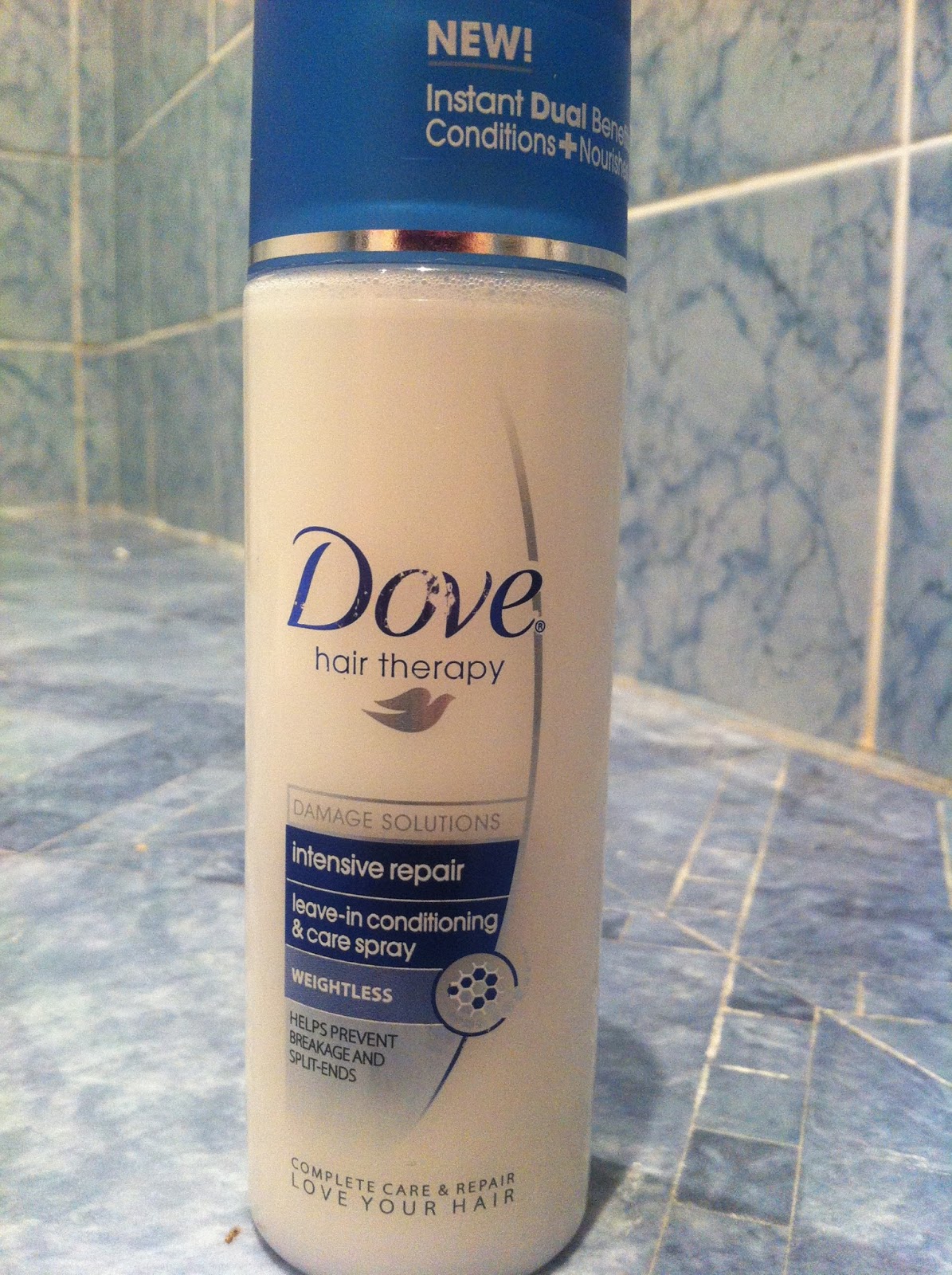Shot Of Beauty Hair Hero Dove Intensive Repair LeaveIn Conditioning