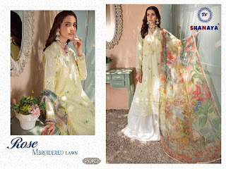 Shanaya Rose Mbroidered Lawn Pakistani Suits catalog