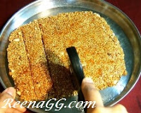 Til Gur Ki Chikki Microwave Recipe step 10