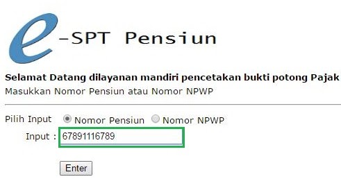 Mudahnya Espt Pensiun Cetak Bukti Potong Pajak Formulir 1721 A2 Pensiun Efaktur Dan Espt