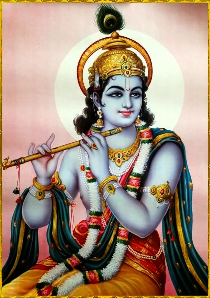 LORD KRISHNA PLAYING FLUTE