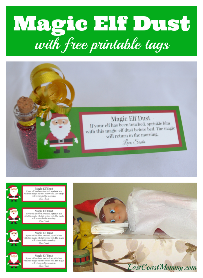East Coast Mommy: Magic Dust for your Elf on the Shelf (for when he is ...