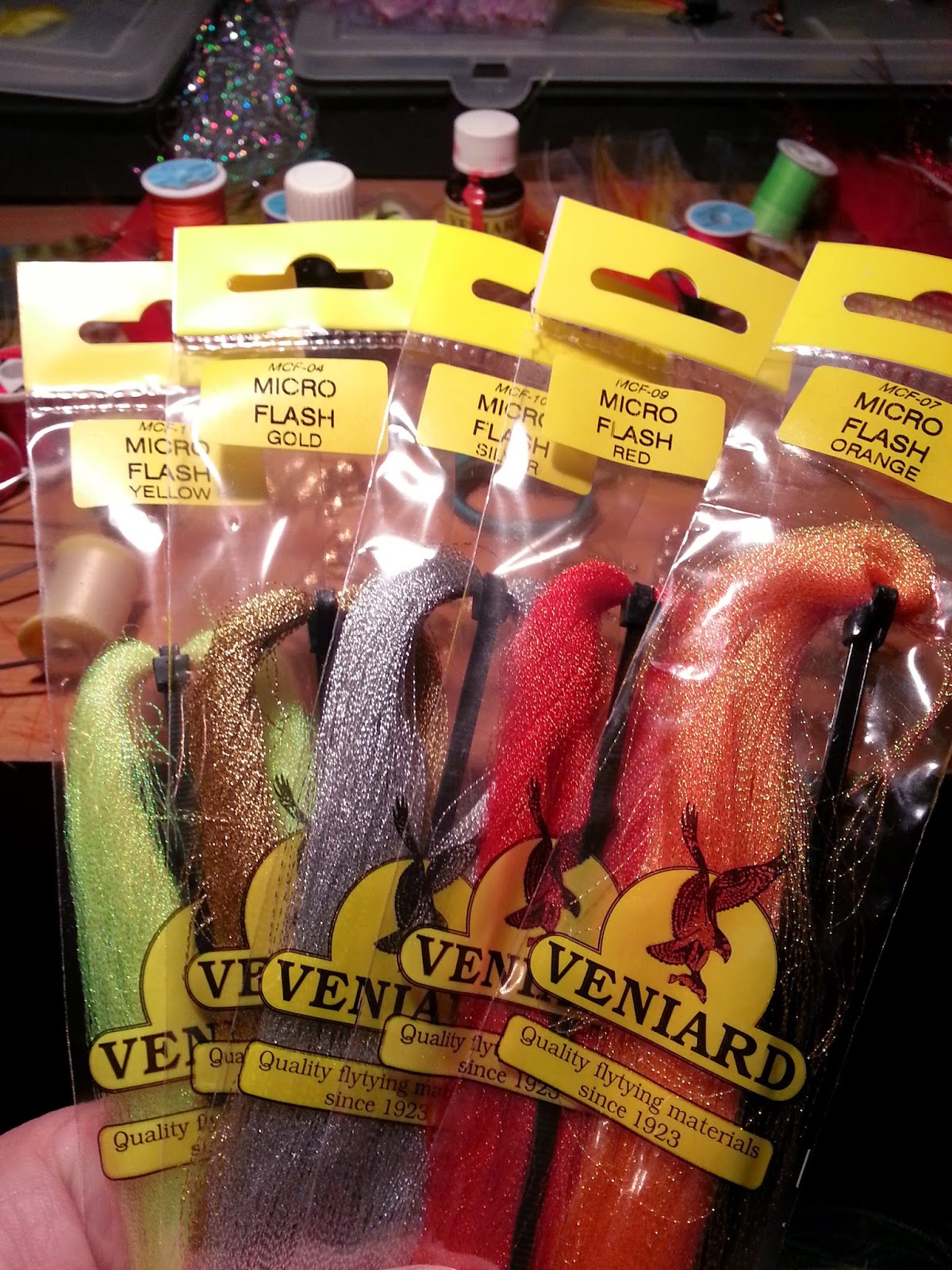 Salmon Fly Venairds Micro Flash Fly Tying Materials Tay Salmon Fly