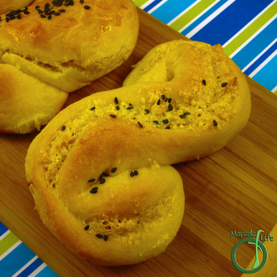 Morsels of Life - Chinese Coconut Buns - A sweet coconut filling almost melts into the soft and tender dough of these Chinese Coconut Buns.