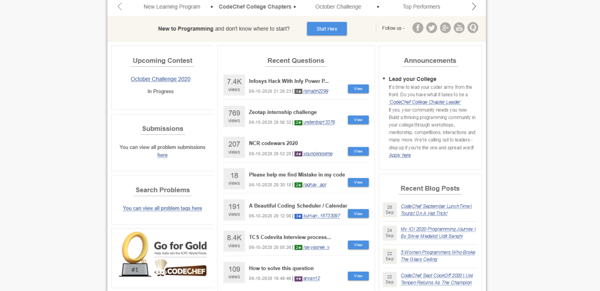 Top 10 websites for Competitive Programming In 2021 | Programming Blog
