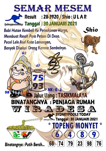 Syair Sdy Sabtu 30 Januari 2021 Forum Kode Syair Toto