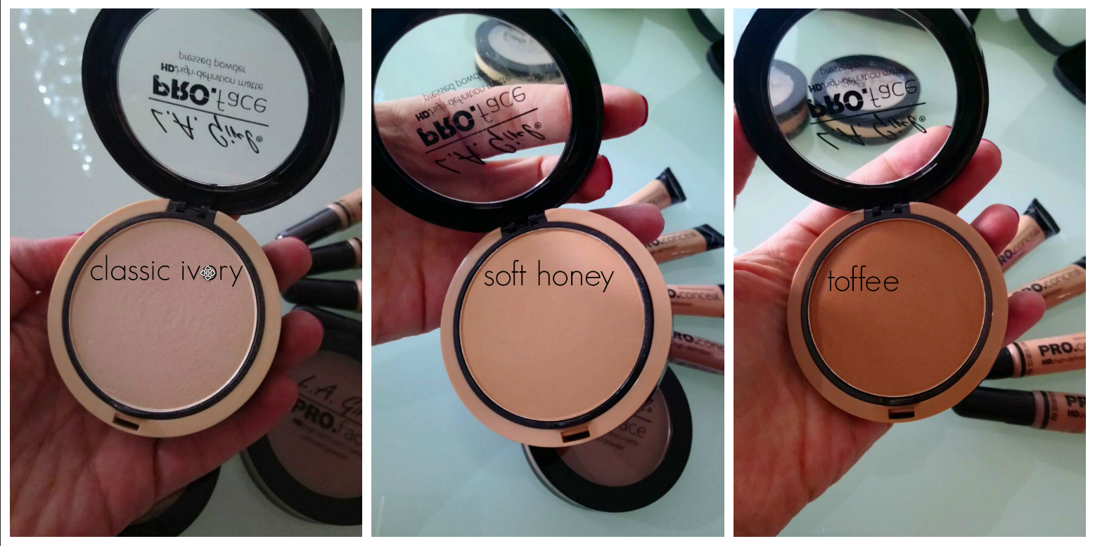 L.A. GIRL HAUL. BASES , POLVOS Y CORRECTORES SWATCHES El Espejo Donde