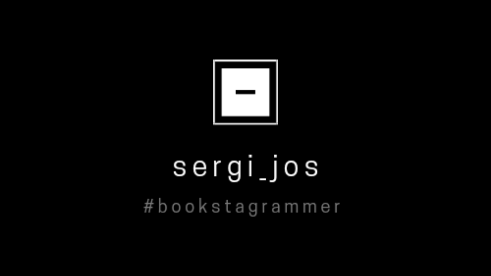 @sergi_jos #bookstagrammer 