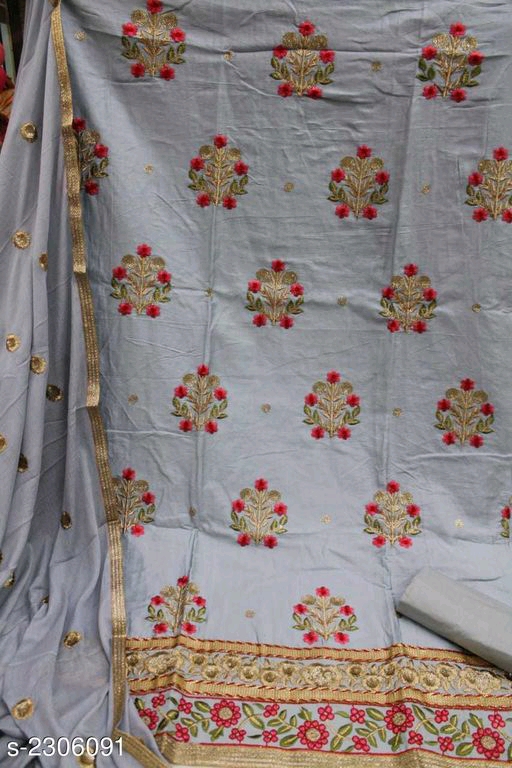 Dress Materials: Jam silk Cotton ₹875/- free COD WhatsApp +919730930485