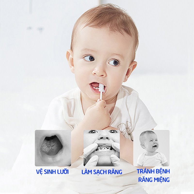 Que rơ lưỡi cho bé Babuu hộp 30 chiếc