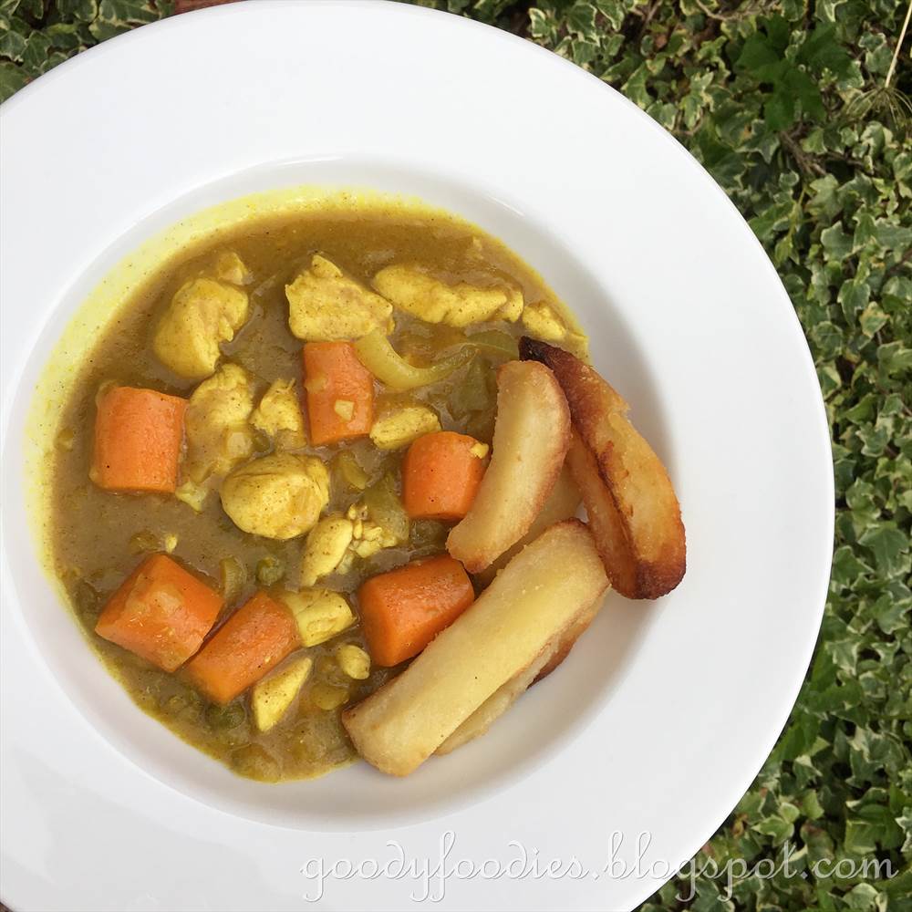 GoodyFoodies Recipe Chip Shop Chicken Curry