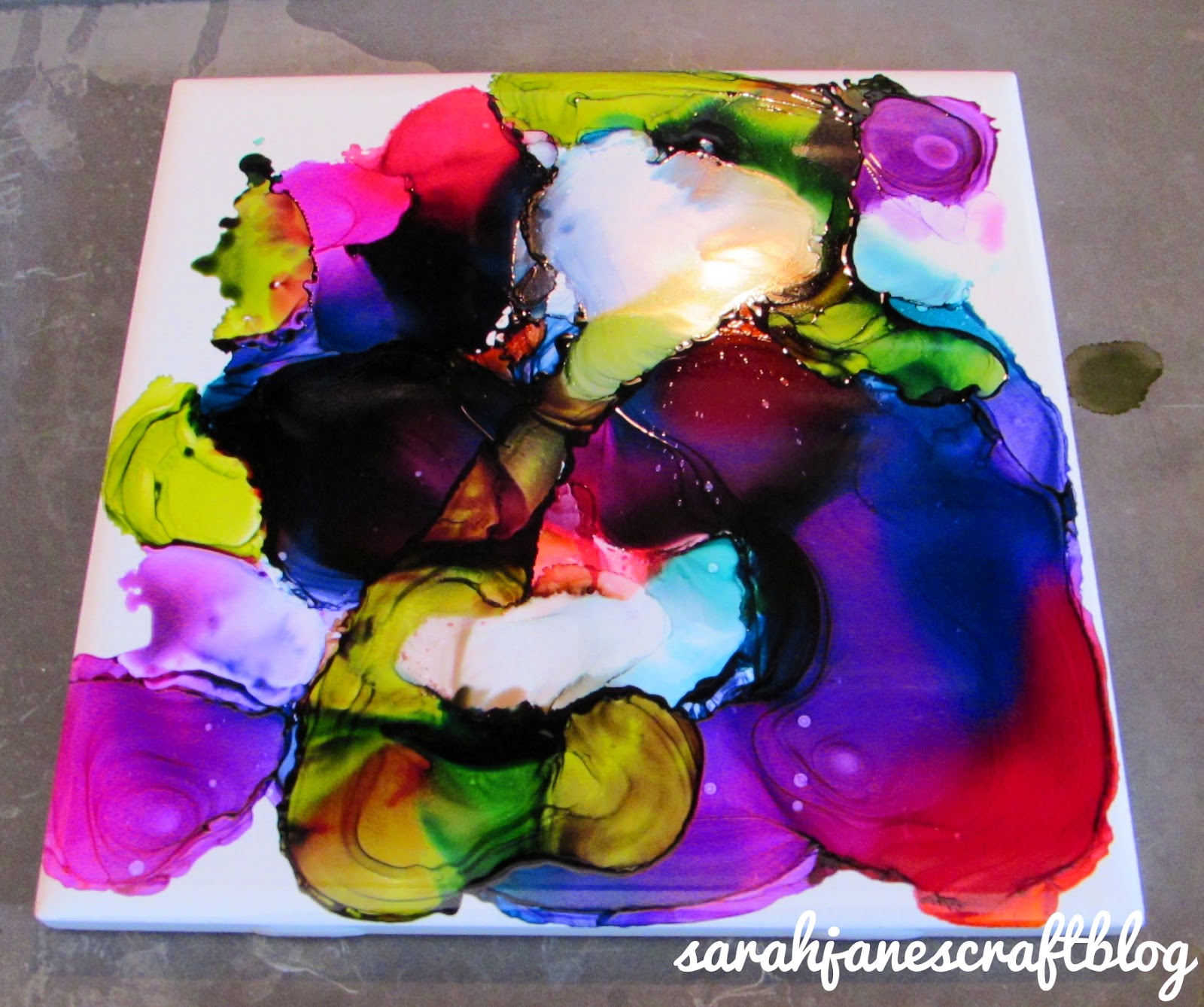Setting Alcohol Ink on Fire?