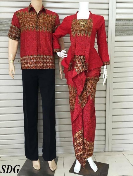 30 Model  Baju  Kebaya Batik Couple  Modern Terbaru