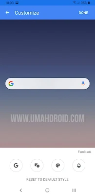 Ubah Widget Google Search di Android