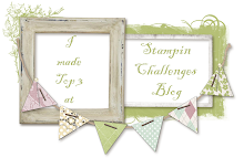 In de top 3 !! bij Stampin Up challenge !