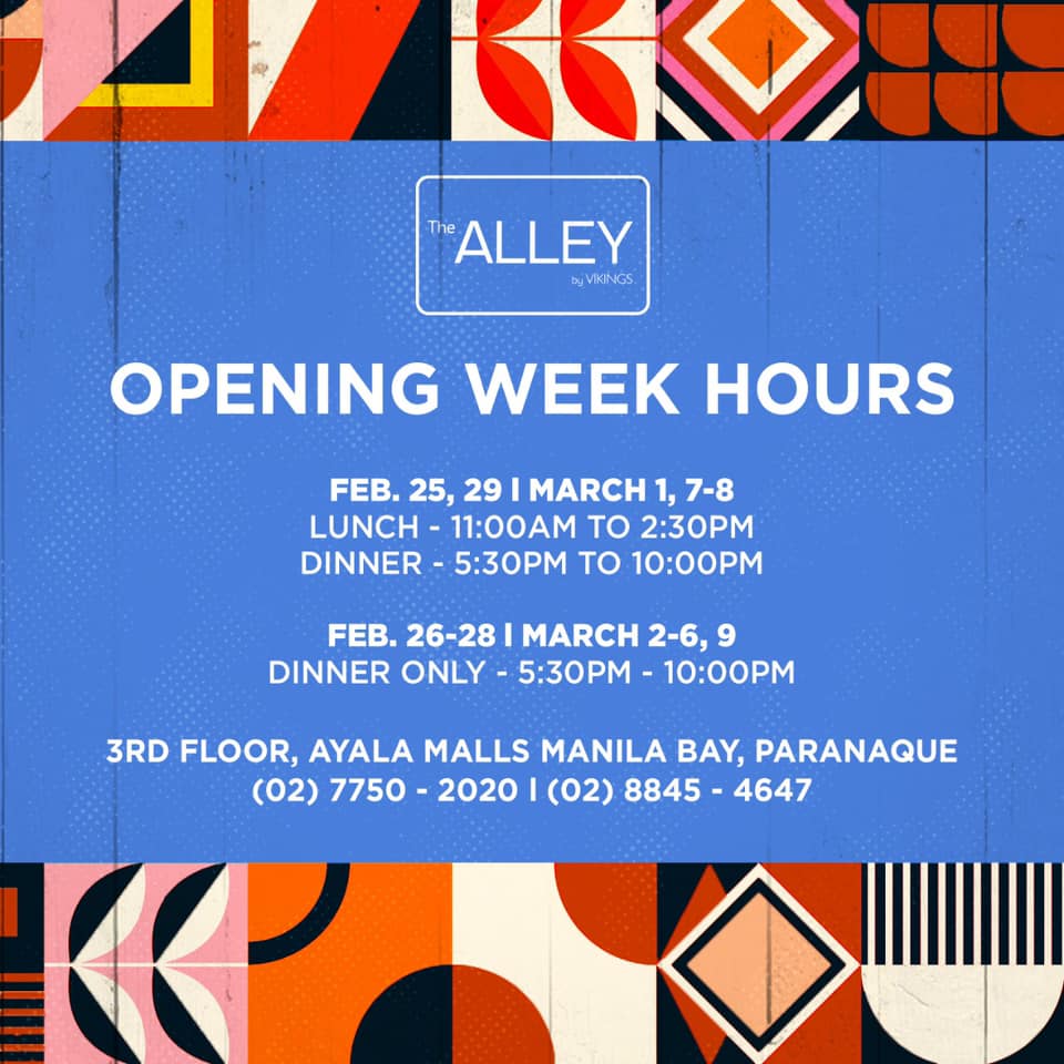 Manila Shopper The Alley by Vikings Ayala Malls Manila Bay Opening