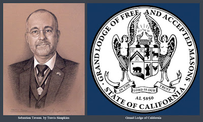 Sebastien Taveau. Grand Representative to California for the Regular Grand Lodge of Belgium. by Travis Simpkins