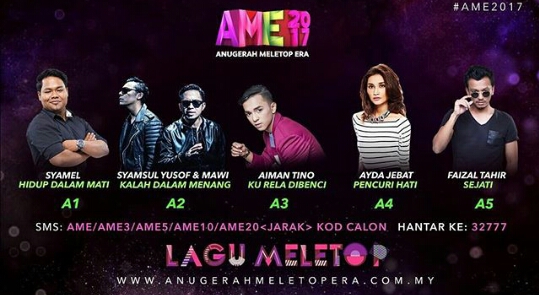 Anugerah Meletop Era 2017 Live Stream Ame2017 Youtube